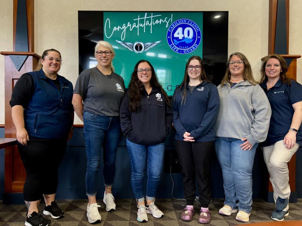 team of Communication Specialists from Carilion Clinic Life-Guard that completed their Certified Flight Communicator Course